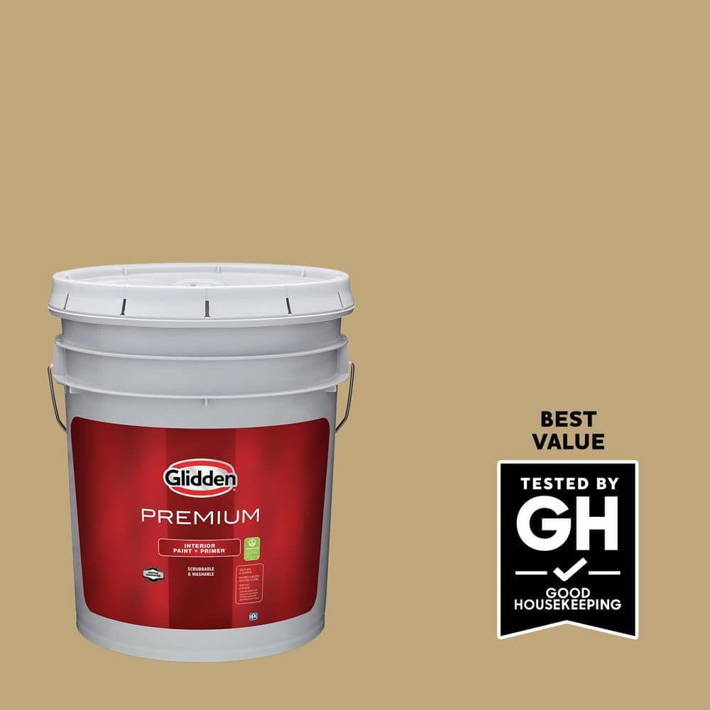Glidden Premium 5 gal. PPG1093-5 Antiquity Satin Interior Paint