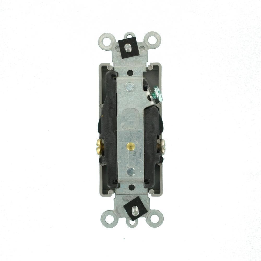 Leviton Decora Plus Amp 125 V Single Outlet/Receptacle, (1-Pack) (3)