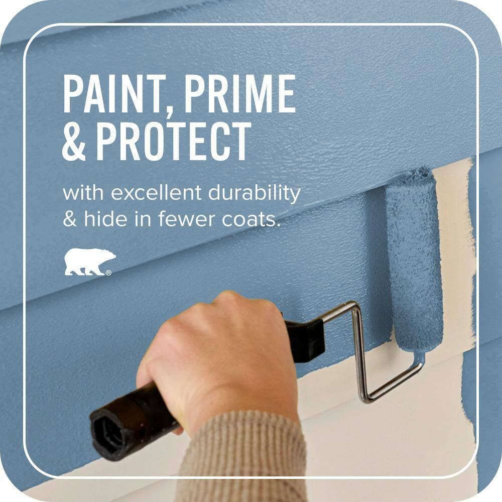 BEHR ULTRA 1 gal. #570D-5 Americana Satin Enamel Exterior Paint & Primer (3)