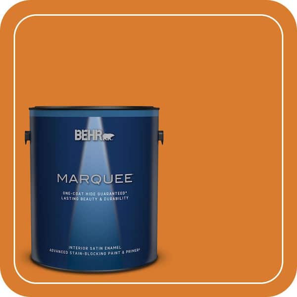 BEHR PREMIUM PLUS #270B-7 Bonfire Enamel Low Odor & Primer (2)