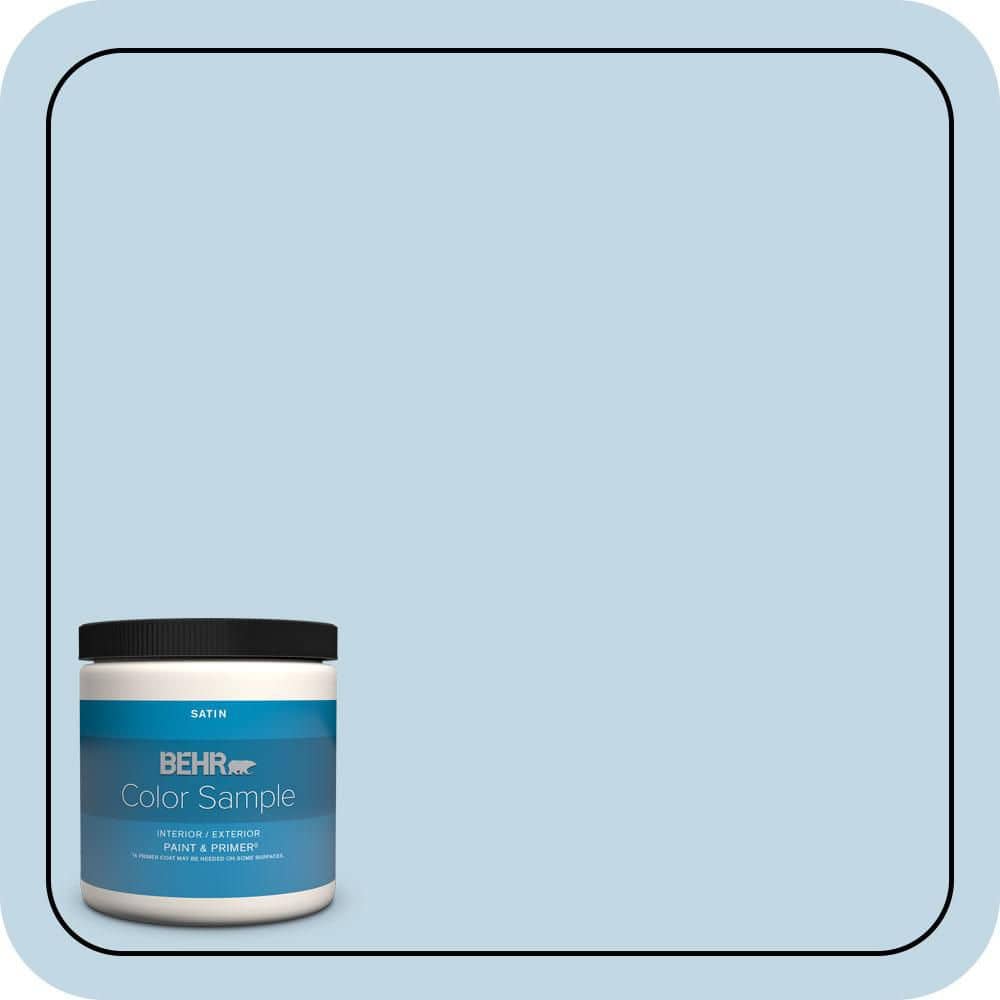 BEHR PREMIUM PLUS #S500-1 Distant Shore Enamel Low Odor & Primer (1)