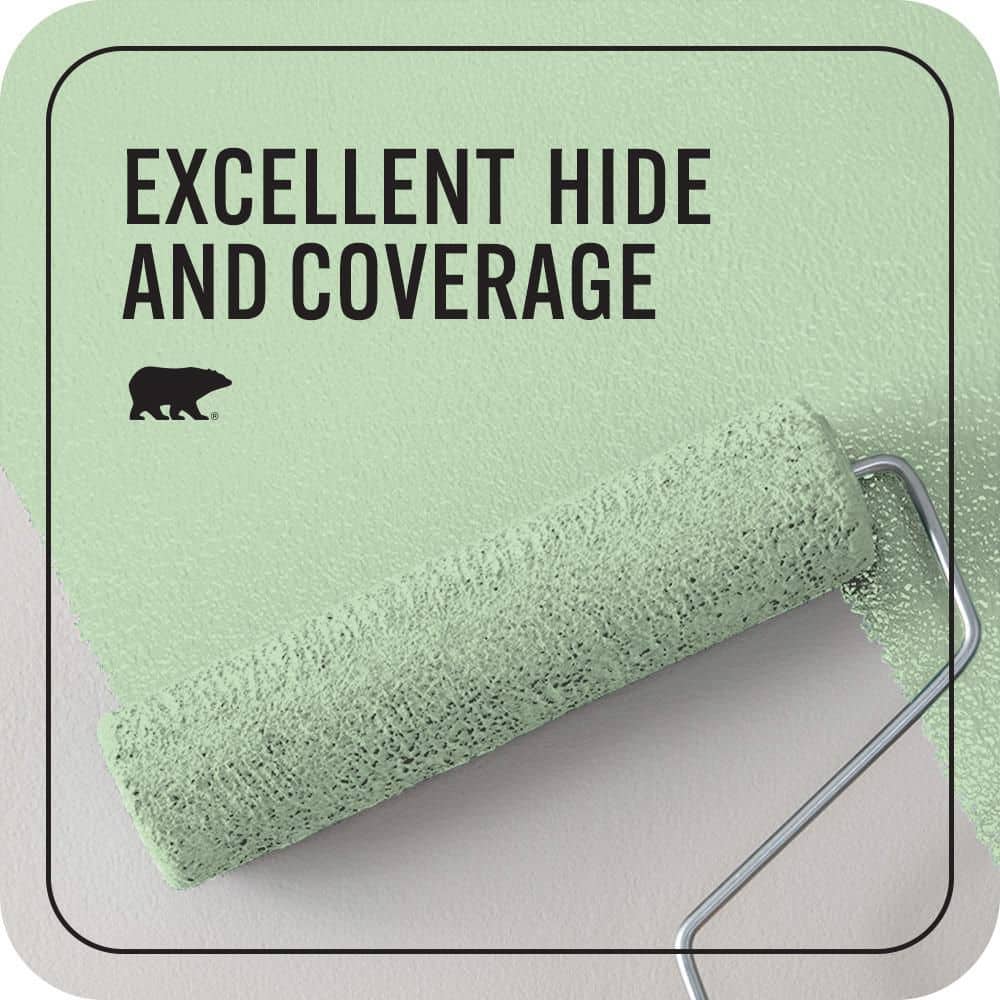BEHR PREMIUM PLUS 1 qt. #M390-3 Galway Flat EcoMix Plant-Based Interior Paint & Primer (2)