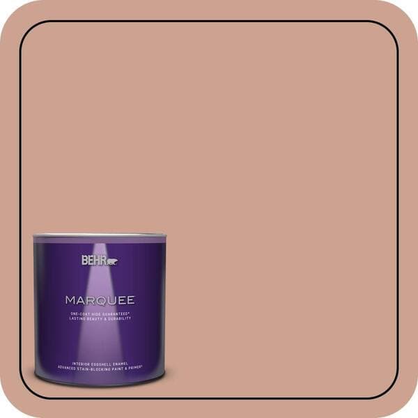 BEHR PREMIUM PLUS #220F-4 Sombrero Tan Enamel Low Odor & Primer (4)