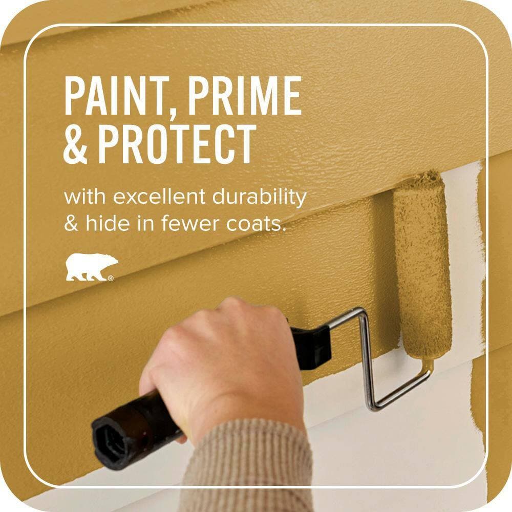 BEHR ULTRA 1 qt. #S-H-340 Treasures Satin Enamel Exterior Paint & Primer (3)