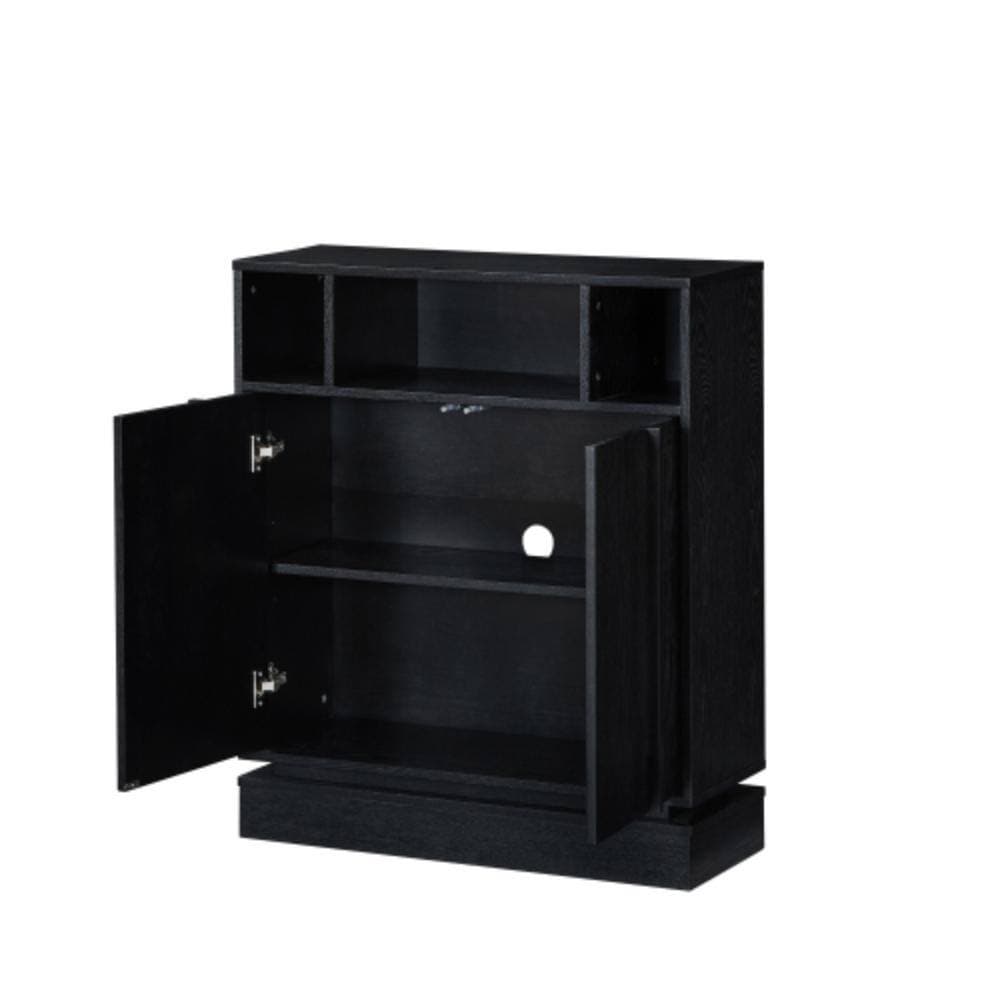 Unbranded 31.7 in. W x 11.9 in. D x 37.2 in. H Bathroom Black Linen Cabinet