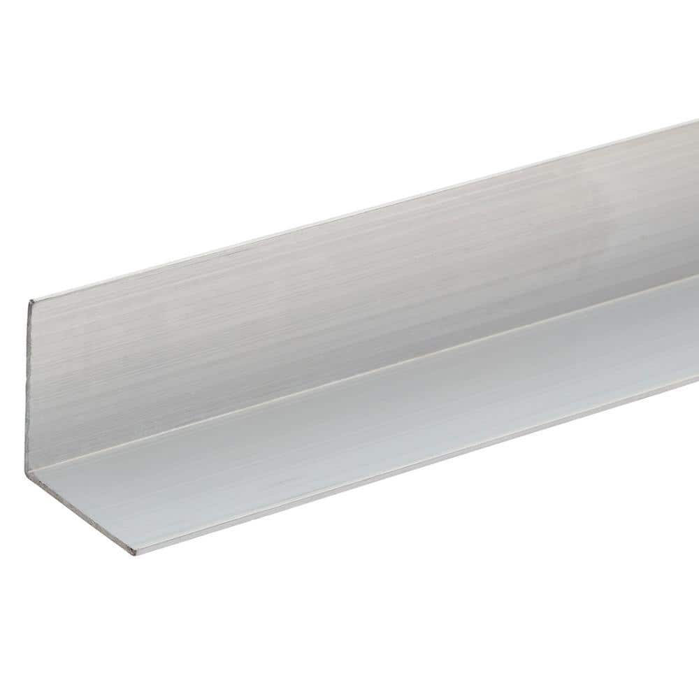 Everbilt 1-1/2 in. x 8 ft. - 1/16 in. Thick Aluminum Angle (3)