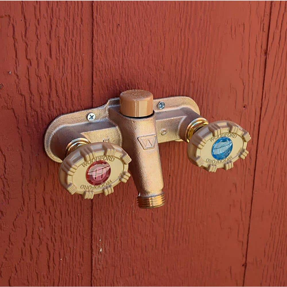 Woodford . PEX 8 in. L Freezeless Anti-Rupture Hot and Cold Sillcock (4)