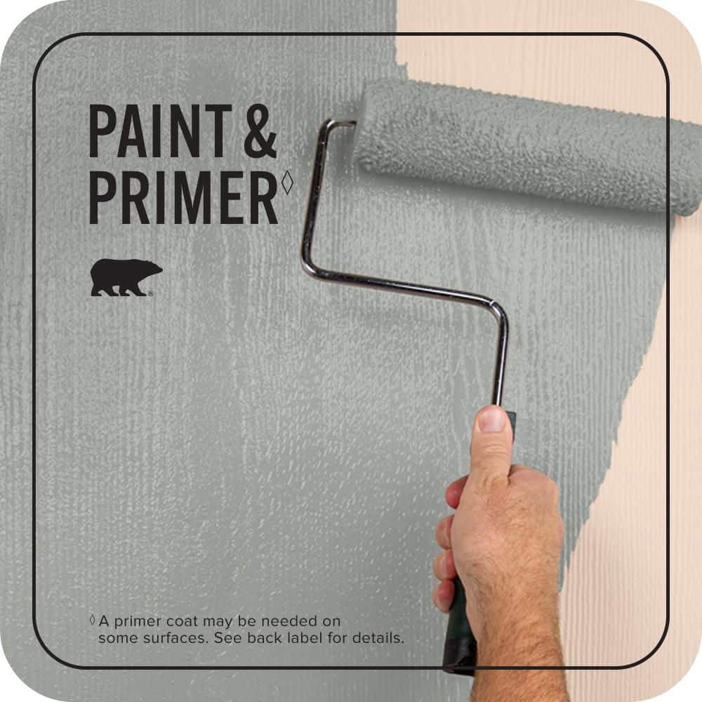 BEHR PREMIUM PLUS 5 gal. #PPU25-15 Flipper Semi-Gloss Enamel Exterior Paint & Primer (3)