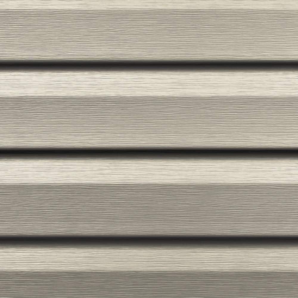Ply Gem Take Home Sample Progressions Double 4.5 in. x 24 in. Dutch Lap Vinyl Siding in Sand (3)