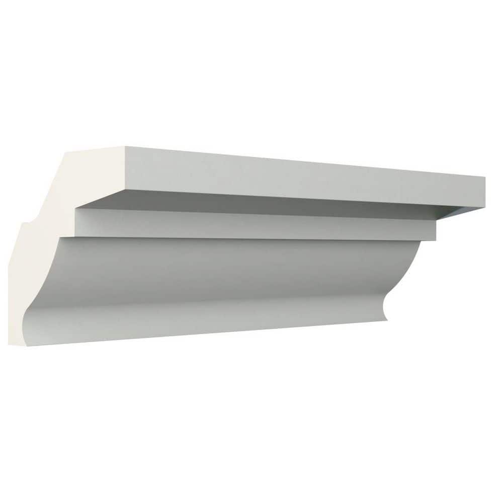 Ekena Millwork Emery 2 in. D x 3 in. W x 94.5 in. L Polyurethane Crown Moulding (2)