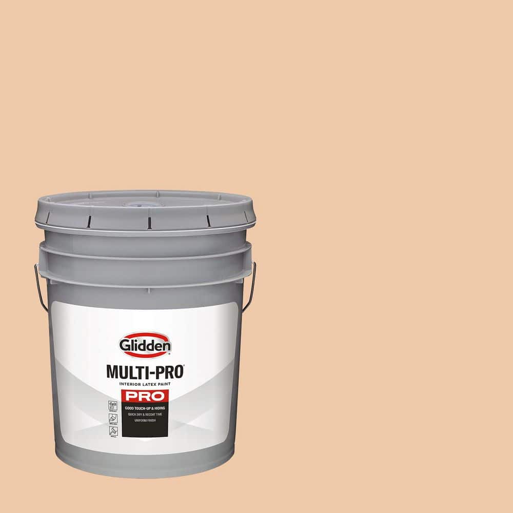 Glidden Multi-Pro 5 gal. PPG1202-4 Caramel Ice Ultra Flat Interior Paint