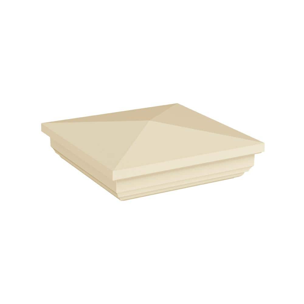 Barrette Outdoor Living 4 in. x 4 in. Vinyl Sand New England Post Top (1)