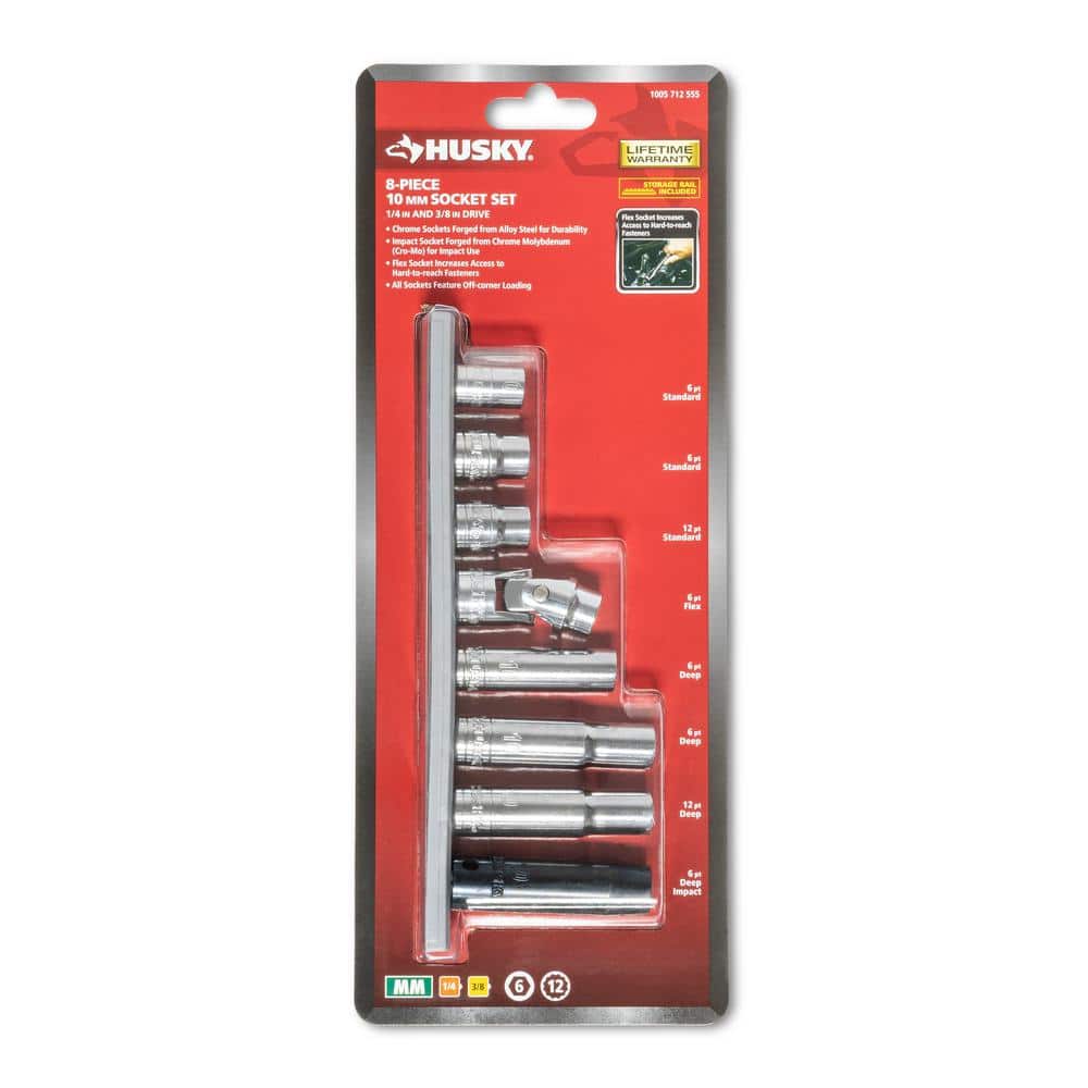 Husky 10 mm Metric Socket Set (8-Piece) (3)