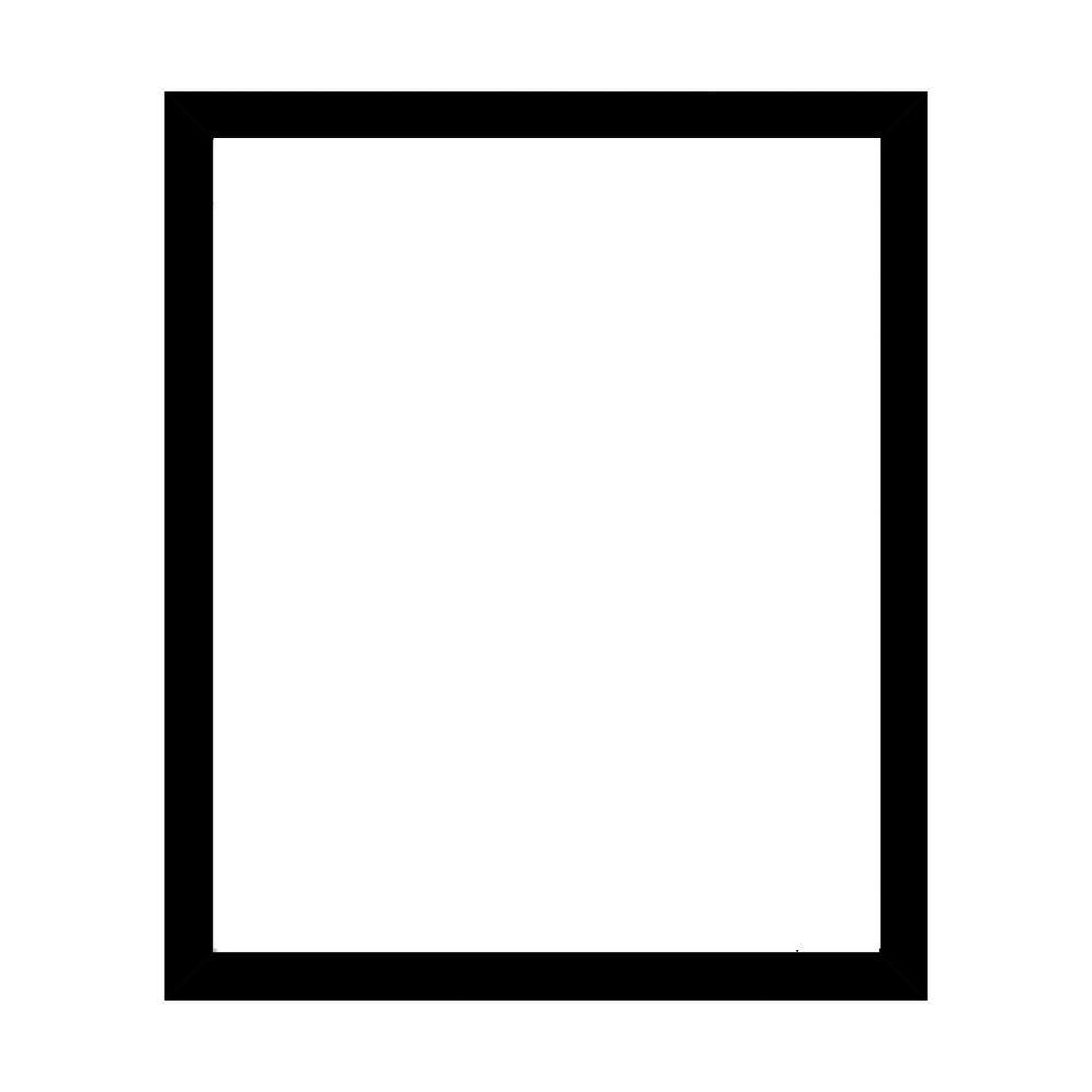 Amanti Art Mirror Makeover Brushed Black 31.25 in. W x 37.25 in. H Bathroom Mirror Frame Border Kit-Fits a 30 x 36 mirror (1)