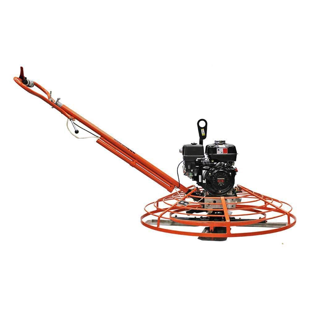 Brave 29 in x 48 in Power Finishing Trowel with Adjustable Metal Handle : Steel Blades : Honda GX270