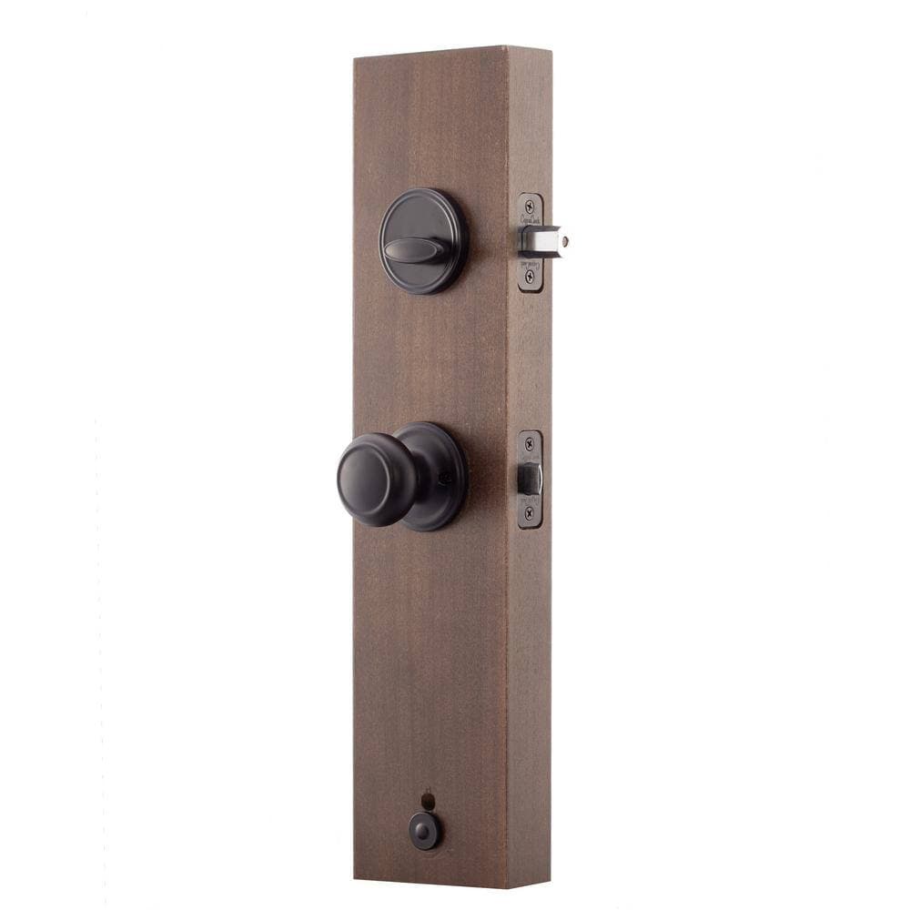 Copper Creek Colonial Door Handleset and Colonial Knob Trim (4)