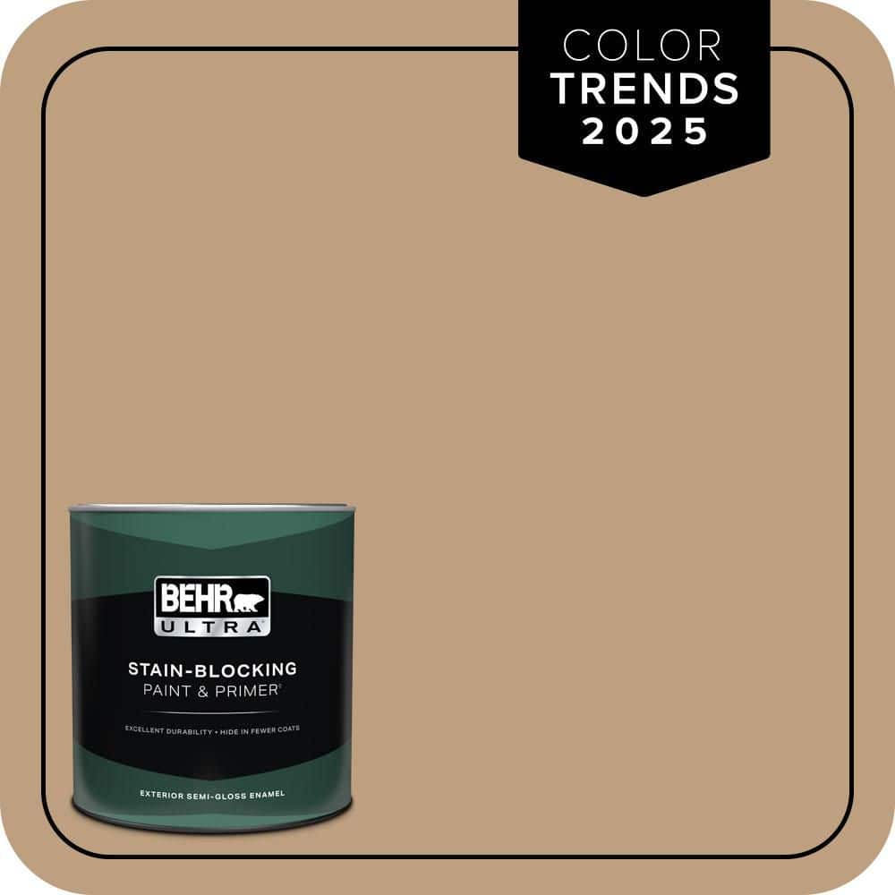 BEHR ULTRA 1 qt. #N270-4 Oxford Street Semi-Gloss Enamel Exterior Paint & Primer