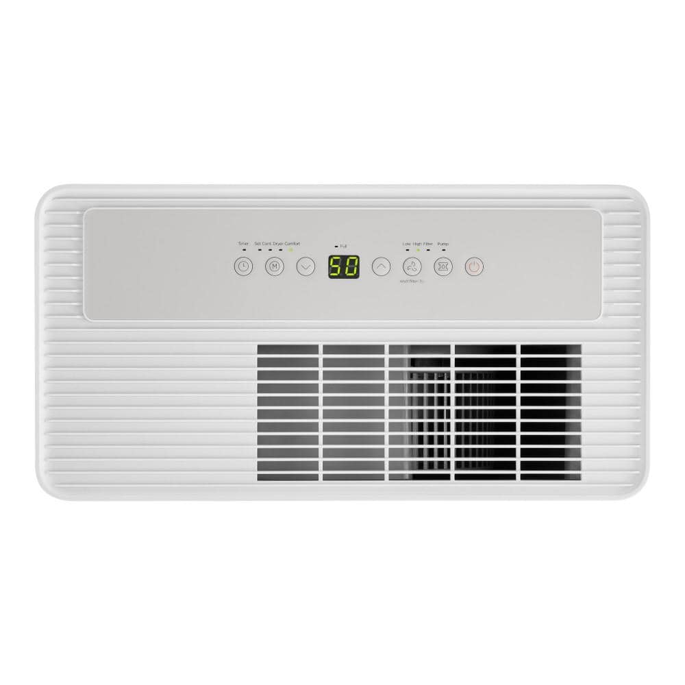 Vissani 50 pt. Dehumidifier with Pump up to 4,500 sq. ft. ENERGY STAR for Basement, Garage, or Wet Rooms in White (3)