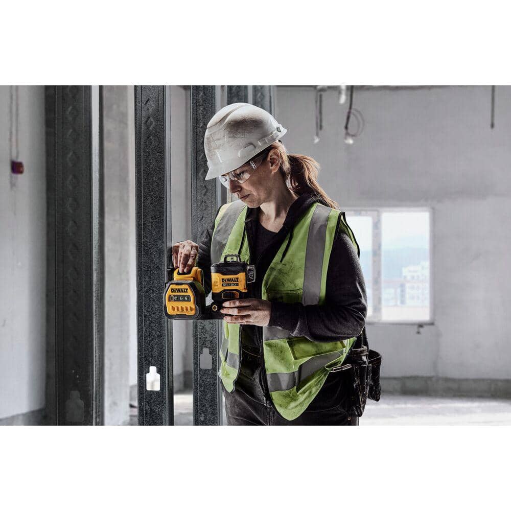 DEWALT 20V/12V Lithium-Ion Cross-Line Laser Level Kit, (1) 2.0Ah Battery, Charger, and Case (3)