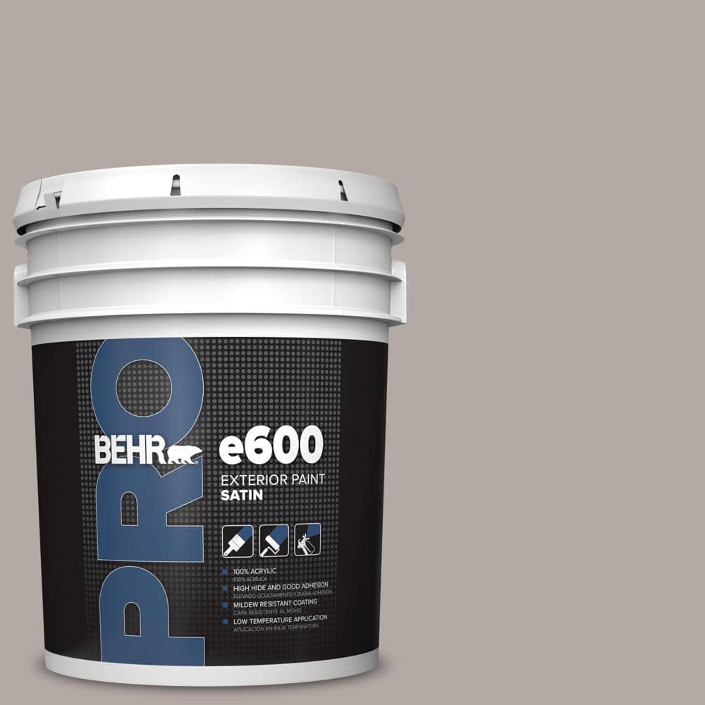 BEHR PRO 5 gal. #N140-3 Metropolis Satin Exterior Paint