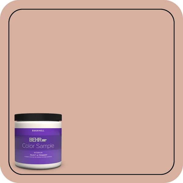 BEHR PREMIUM PLUS 8 oz. #S180-3 Flowerpot Eggshell Enamel Interior Paint & Primer Color Sample (2)