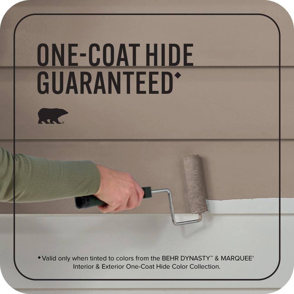BEHR MARQUEE 5 gal. #N230-5 Dry Brown Satin Enamel Exterior Paint & Primer (3)