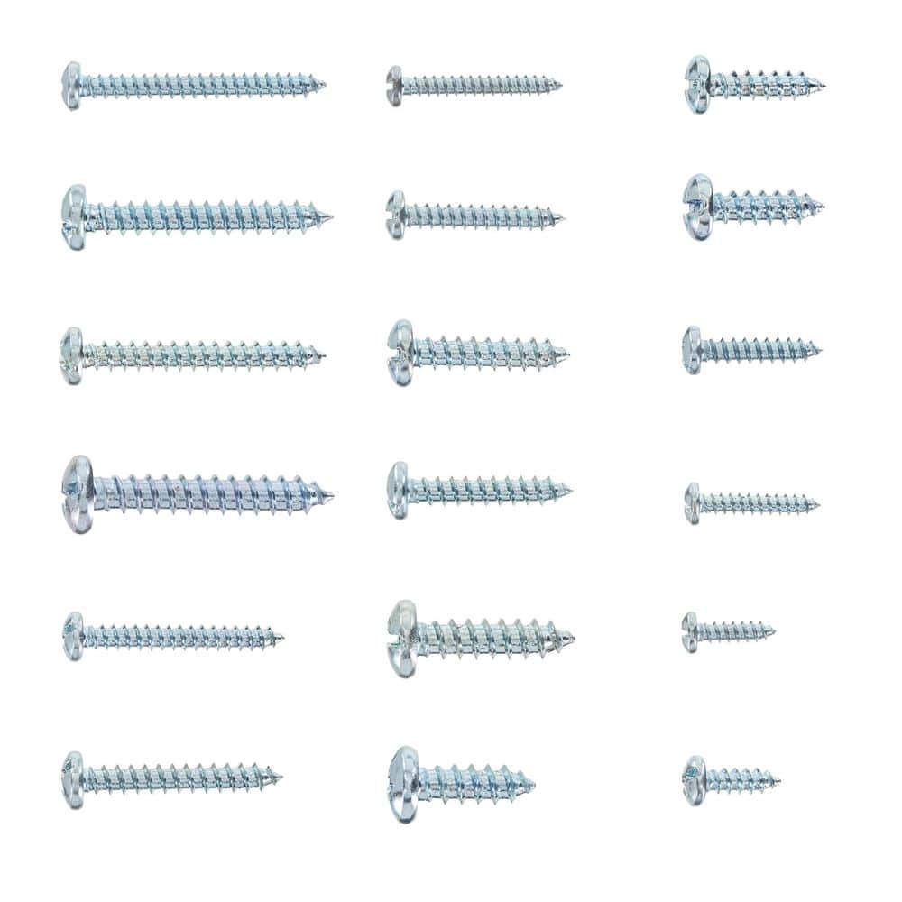 Hillman Zinc Pan-Head Philips Drive Sheet Metal Screw Assorted Kit (535-Pack) (3)