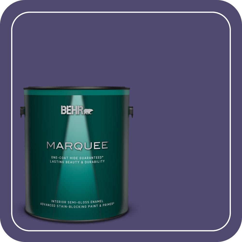 BEHR MARQUEE 1 gal. #T11-12 Harajuku Girl Semi-Gloss Enamel Interior Paint & Primer