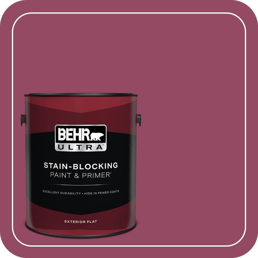 BEHR ULTRA 1 gal. #P120-7 Glitterati Flat Exterior Paint & Primer