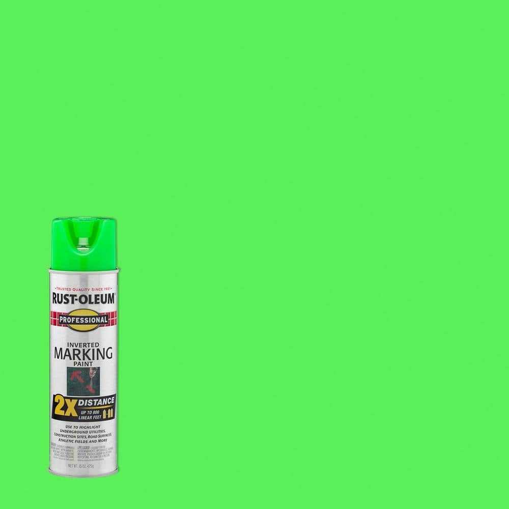Rust-Oleum Professional 15 oz. 2X Distance Inverted Marking Spray Paint