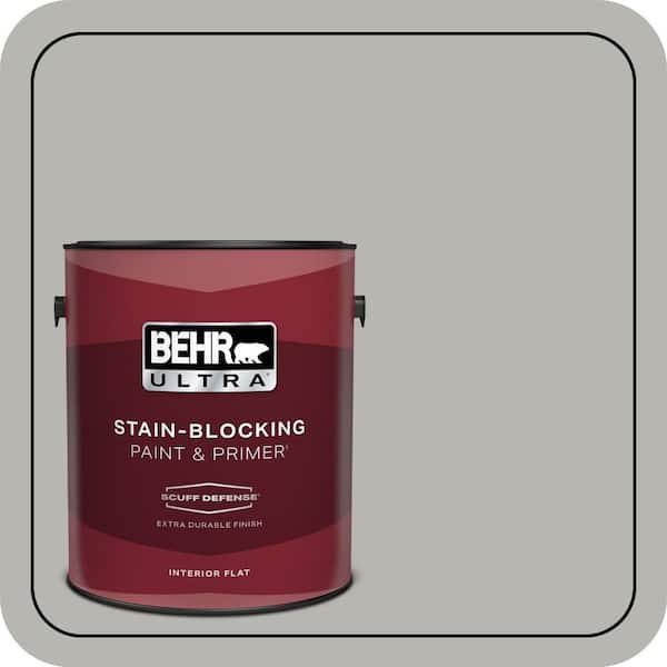 BEHR PREMIUM PLUS Home Decorators Collection #HDC-MD-26 Sonic Silver Enamel Low Odor & Primer (3)