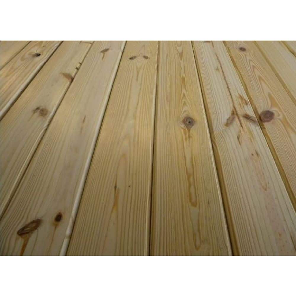 Unbranded Select Tongue and Groove Whitewood Lumber (Common: 2 in. x 6 in. x 8 ft.; Actual: 1.440 in. x 5.380 in. x 8 ft.) (3)