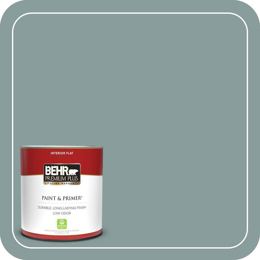 BEHR PREMIUM PLUS #PPU12-04 Agave Enamel Interior/Exterior Paint & Primer Color Sample (1)