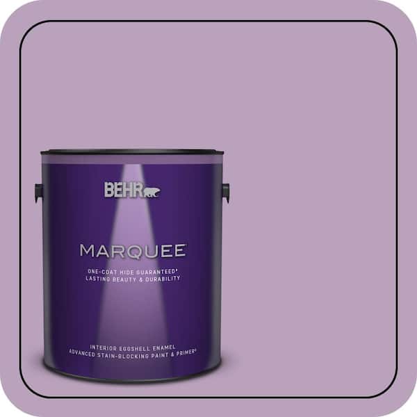 BEHR PREMIUM PLUS 1 gal. #M100-3 Svelte Semi-Gloss Enamel Low Odor Interior Paint & Primer (4)