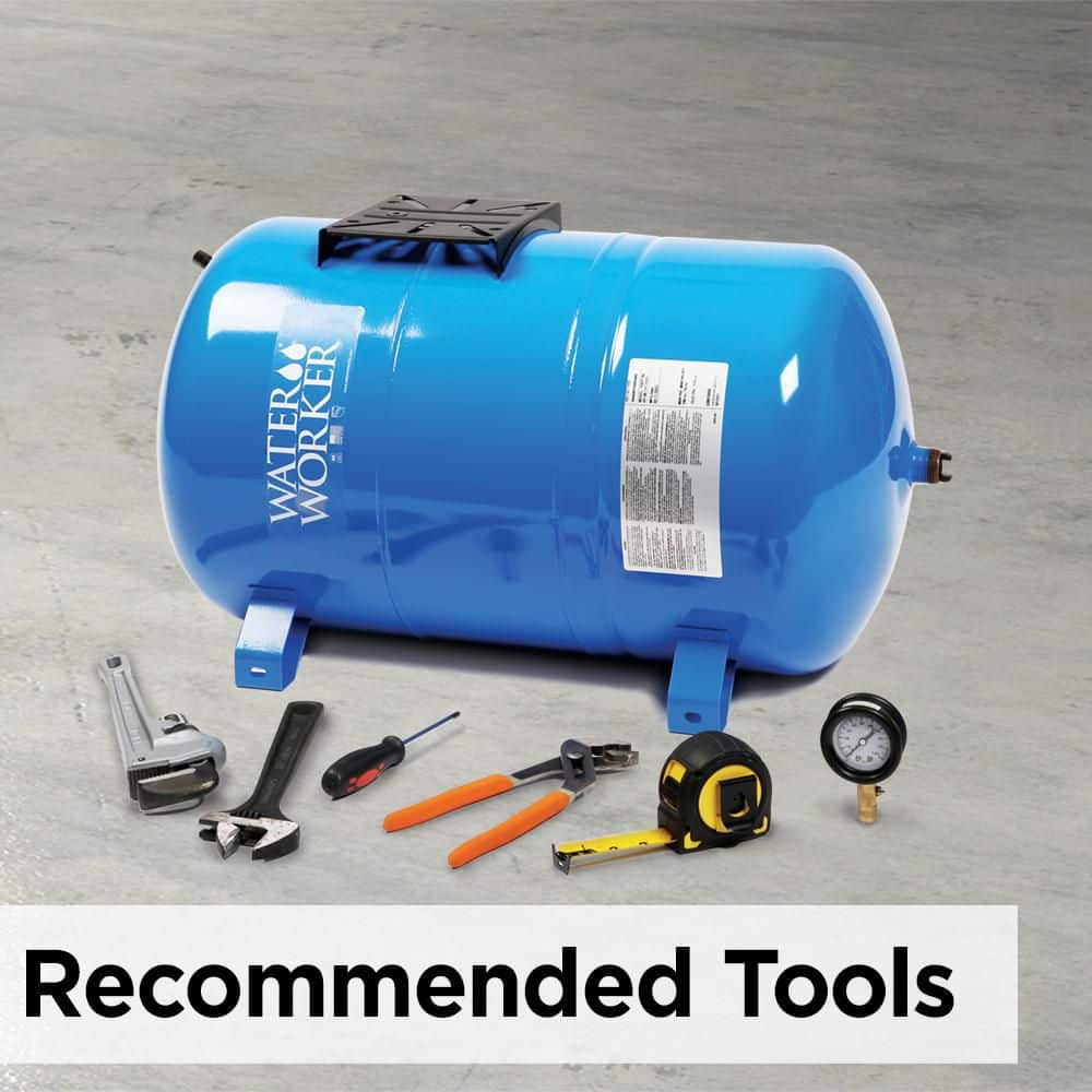 Water Worker 20 Gal. Horizontal Well Tank (2)