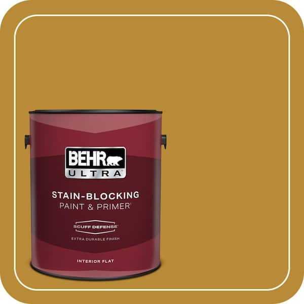 BEHR ULTRA 1 gal. #S-H-340 Treasures Extra Durable Flat Interior Paint & Primer (2)