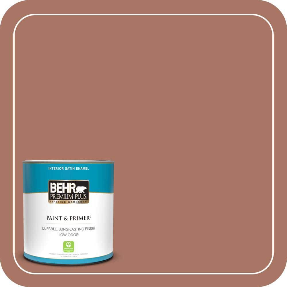 BEHR PREMIUM PLUS #MQ1-60 Sienna Enamel Low Odor & Primer (1)