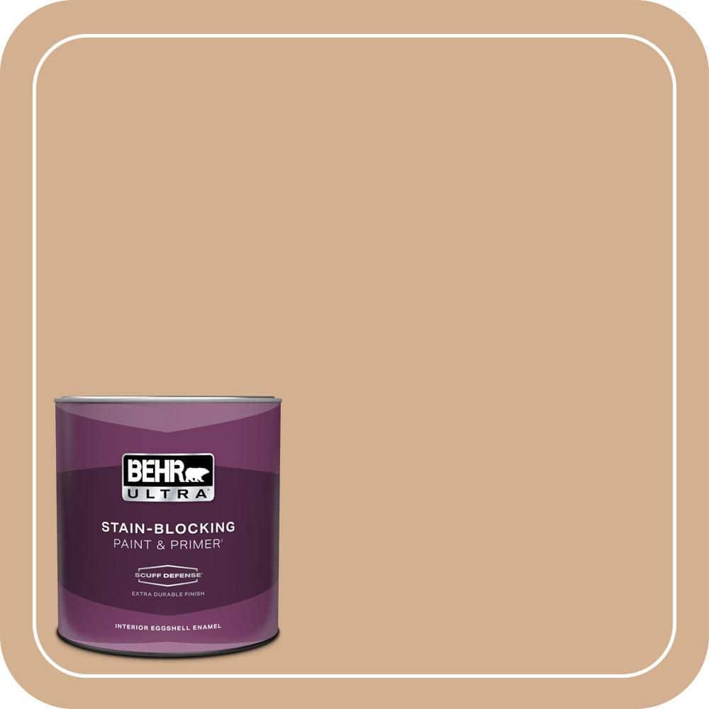 BEHR ULTRA 1 qt. #MQ2-04 Butterscotch Amber Extra Durable Eggshell Enamel Interior Paint & Primer