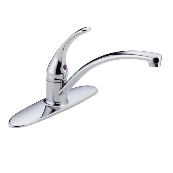 Delta Foundations Single-Handle Standard Kitchen Faucet in Stainless (2)