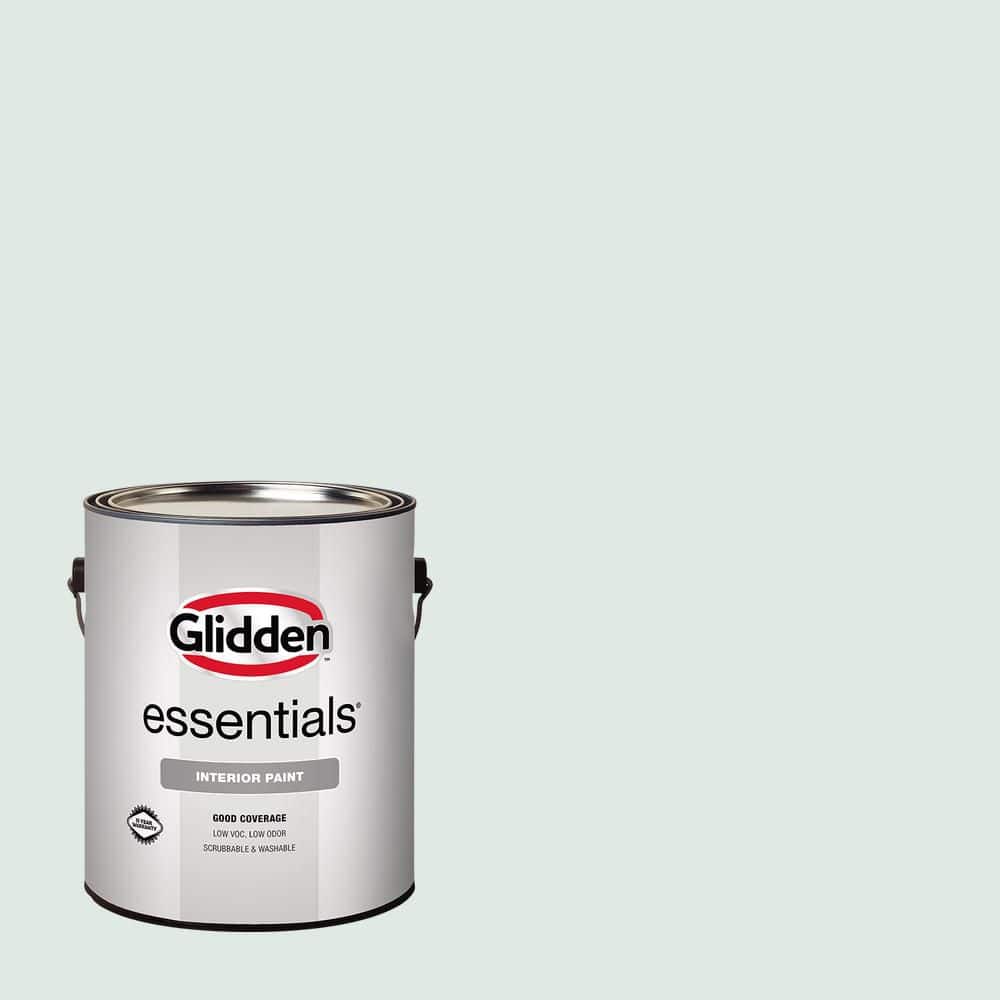 Glidden Essentials 1 gal. PPG1136-1 Sea Pearl Flat Interior Paint