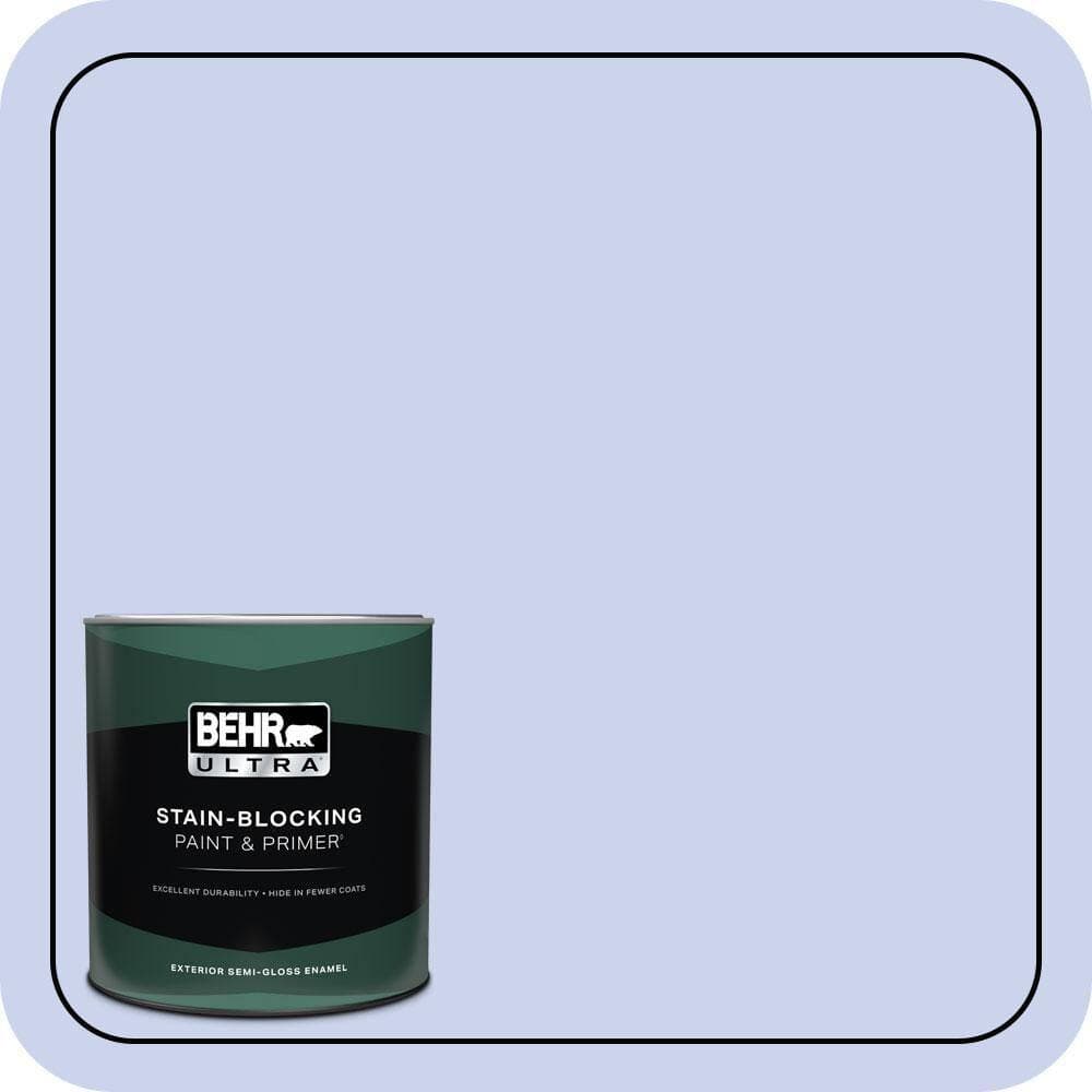BEHR ULTRA 1 qt. #P540-2 Garden Fairy Semi-Gloss Enamel Exterior Paint & Primer