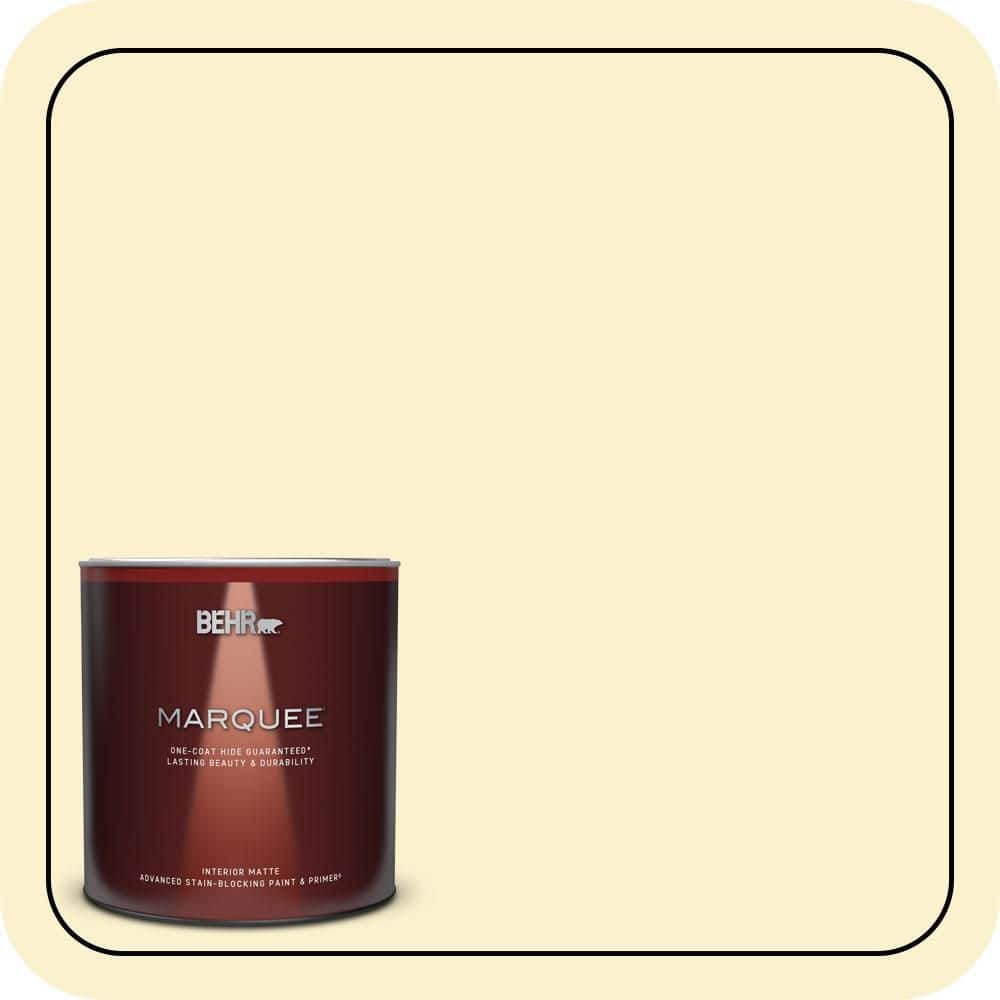 BEHR MARQUEE 1 qt. #P280-1 Summer Bliss Matte Interior Paint & Primer