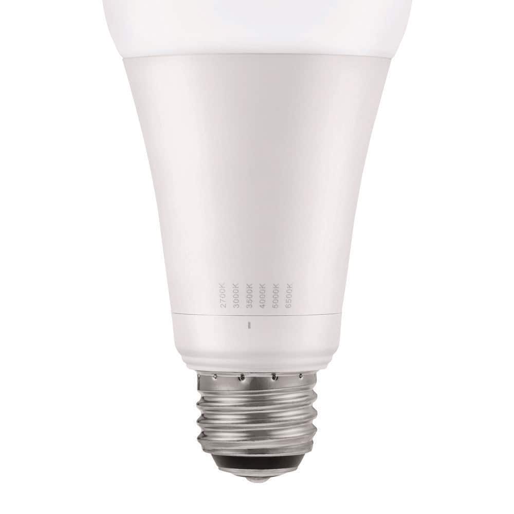 EcoSmart 50/100/150-Watt Equivalent 3-Way A21 Non-Dimmable LED Light Bulb Selectable Color Temperature (1-Pack) (4)