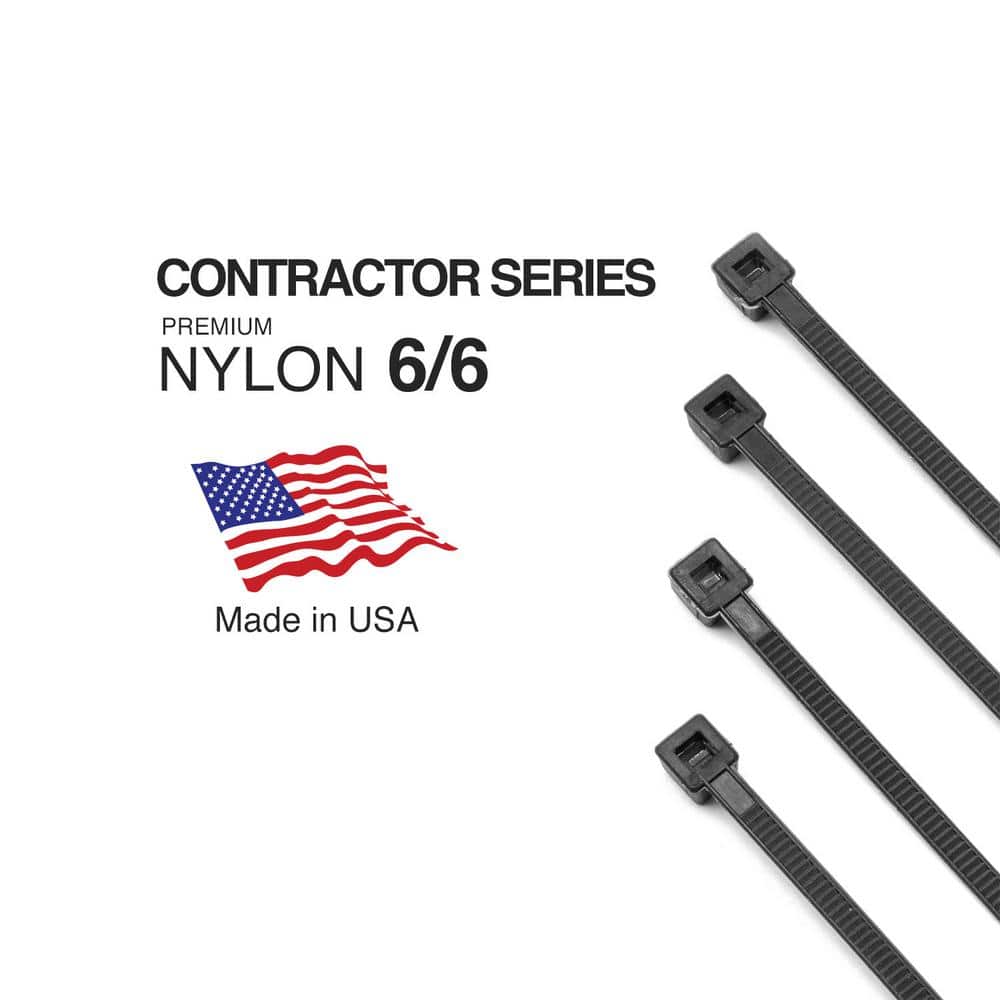 TR Industrial 36 in. Contractor Series Type 21S UV Cable Ties (2)