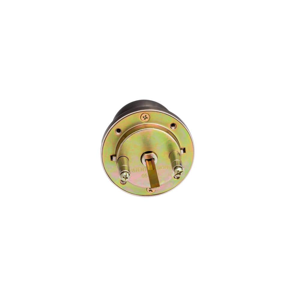 Taco Stainless Steel Storeroom Ball Knob with Lock for Panic Devices (2)