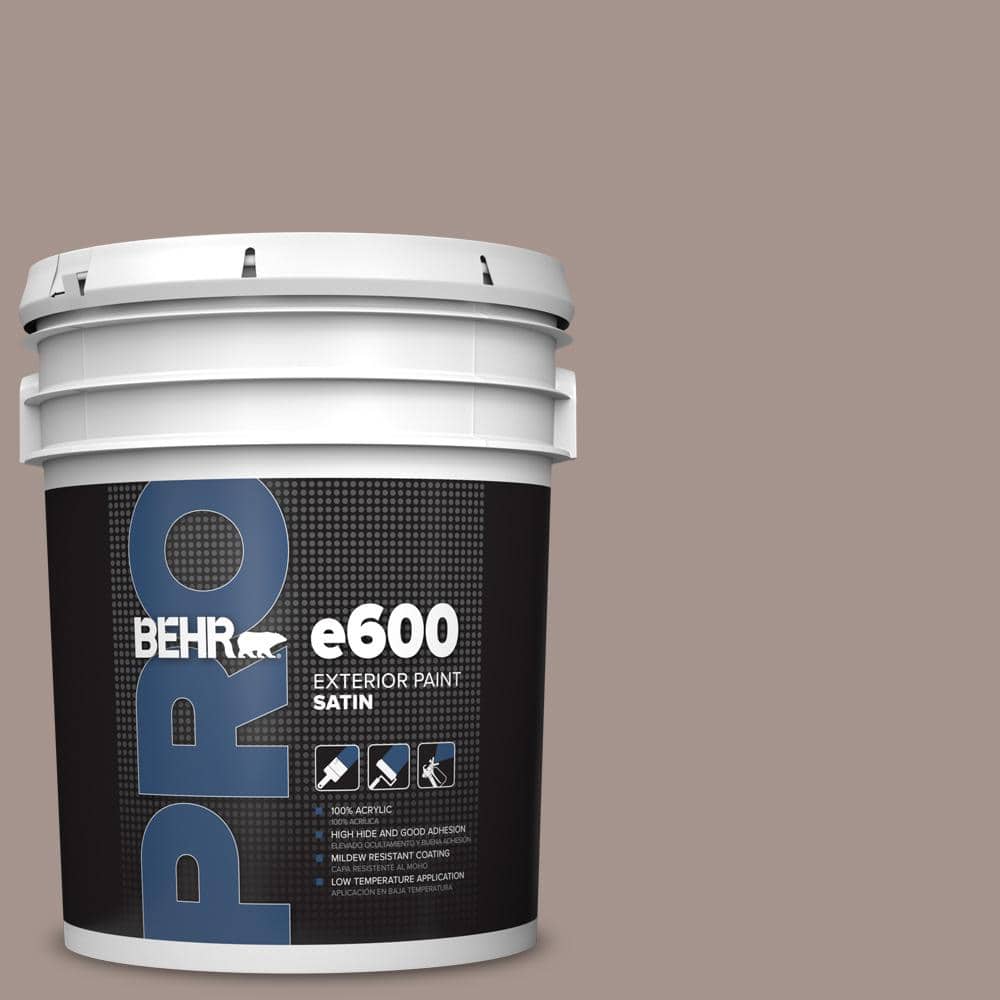BEHR PRO 5 gal. #740B-4 Suede Leather Satin Exterior Paint