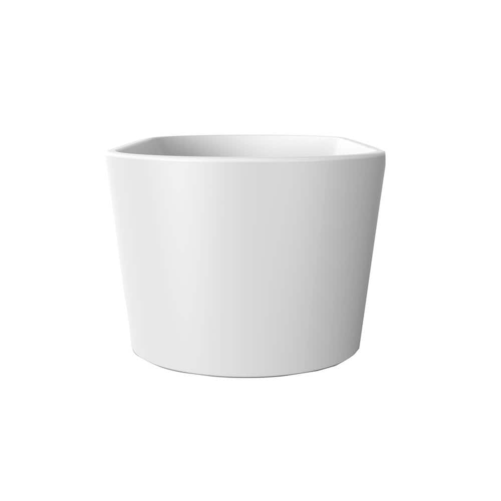 Barclay Products Patrick 67 in. Acrylic Flatbottom Non-Whirlpool Bathtub White with Integral Drain Polished Brass (2)