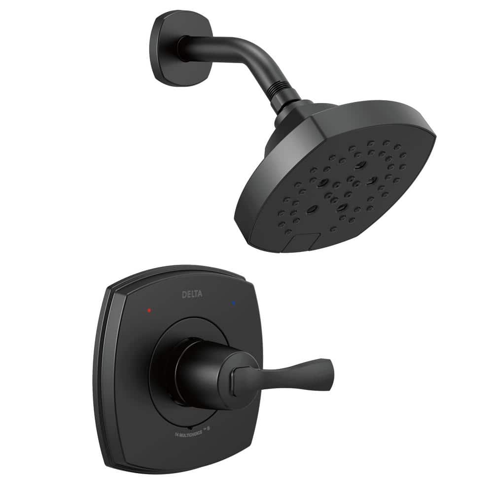Delta Stryke 1-Handle Wall Mount 5-Spray Shower Faucet Trim Kit (Valve not Included) (1)