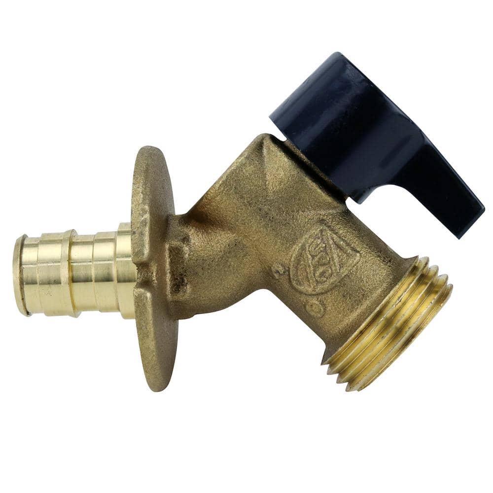 Apollo 1/2 in. Brass PEX-A Barb x 3/4 in. Garden Hose Thread Quarter-Turn Sillcock (2)