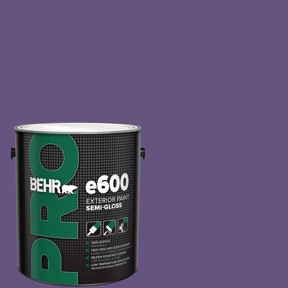 BEHR PRO 1 gal. #MQ4-28 Purple Sky Semi-Gloss Exterior Paint